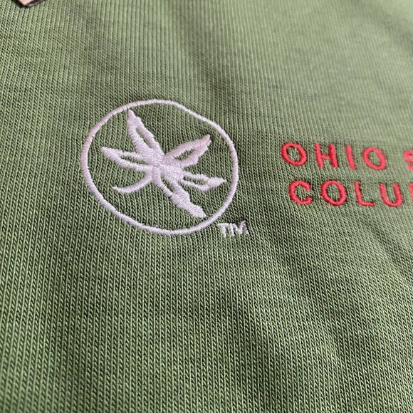 Nike On Field Ohio State Buckeyes Salute to Service Sweatshirt Mens Green XL New - Picture 3 of 15